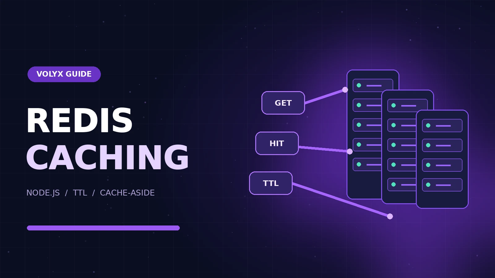 Illustration for How to Set Up Redis Caching for Node.js in 2026 (A Practical Volyx Guide)